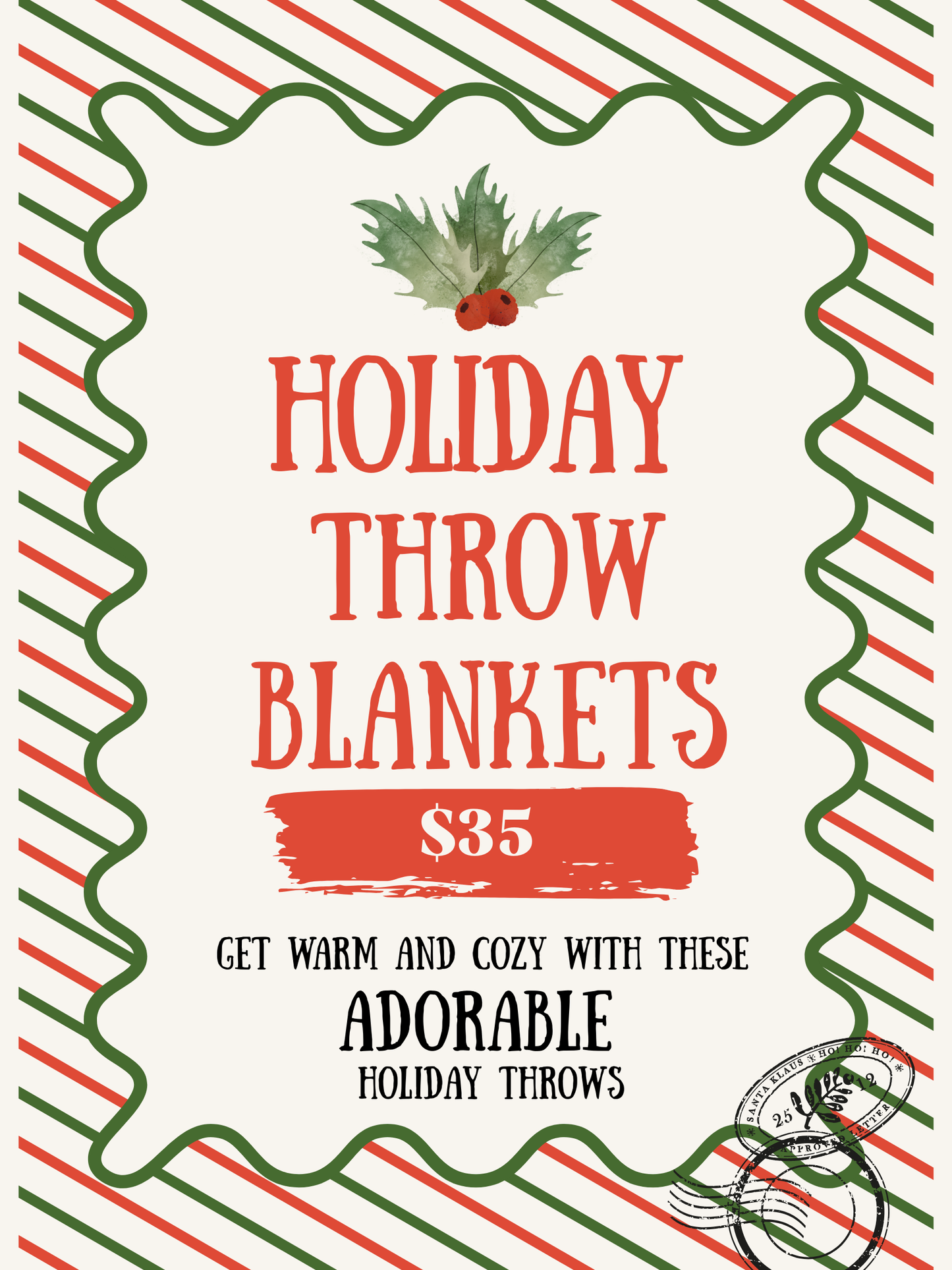 Holiday Throw Blankets