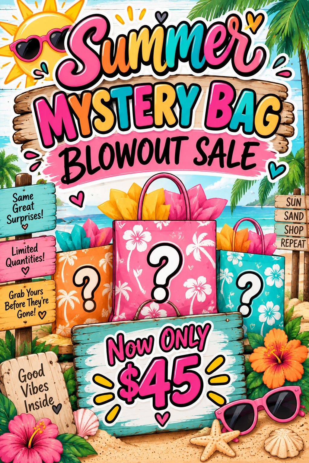 Summer Mystery Bag BLOWOUT SALE!