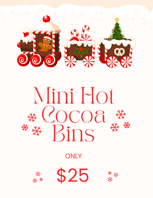 Mini Hot Cocoa Bins